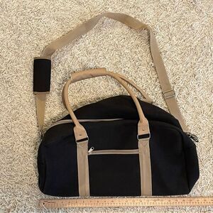 Buckhead Bubba NWOT Men’s Weekender Bag, Black & taupe